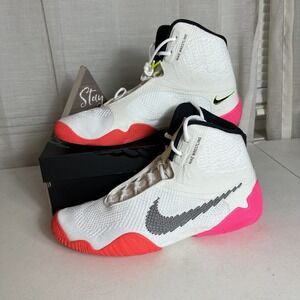 Nike Tawa SE Men Size 15 Wrestling Shoes White/Crimson/Orange DJ4474-121